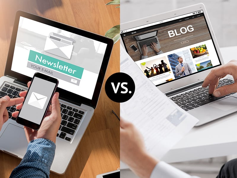 Read Have You Heard? The Essential Differences Between Newsletters and Blogs